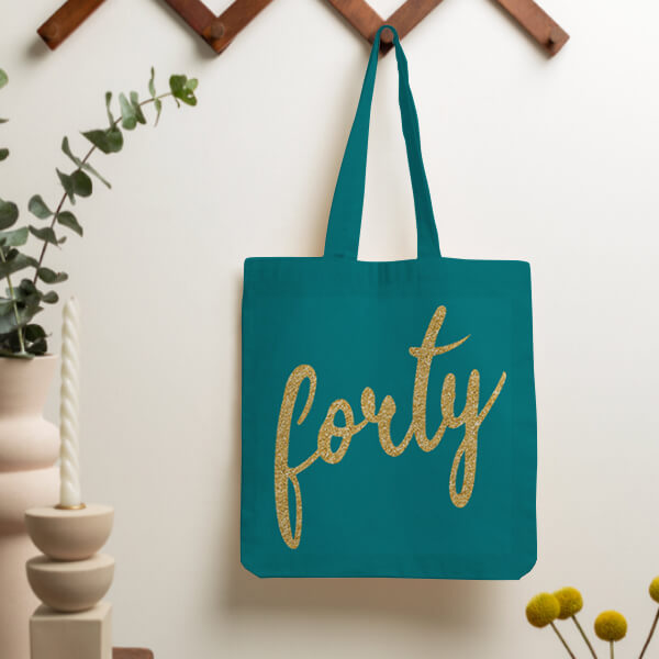 Birthday Print Pattern Leather Tote Bag