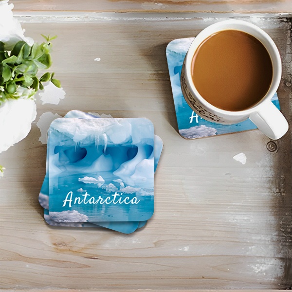 Text Tea Coaster Buy Photo with Text Customized Photo Printed Tea & Coffee Coasters ...
