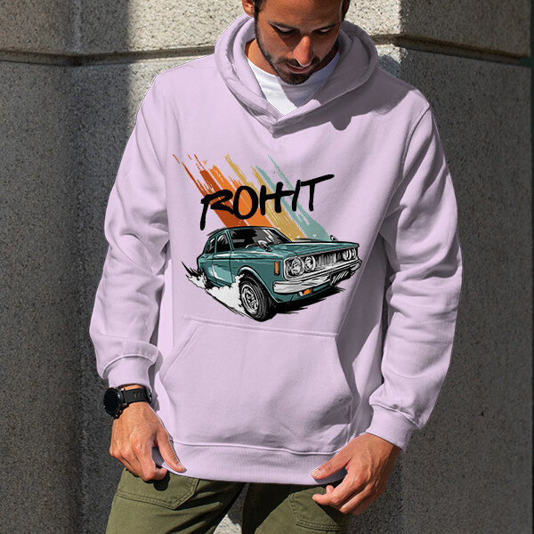 Buy Fast Car Customized Unisex Printed Hoodie with Pockets yourPrint
