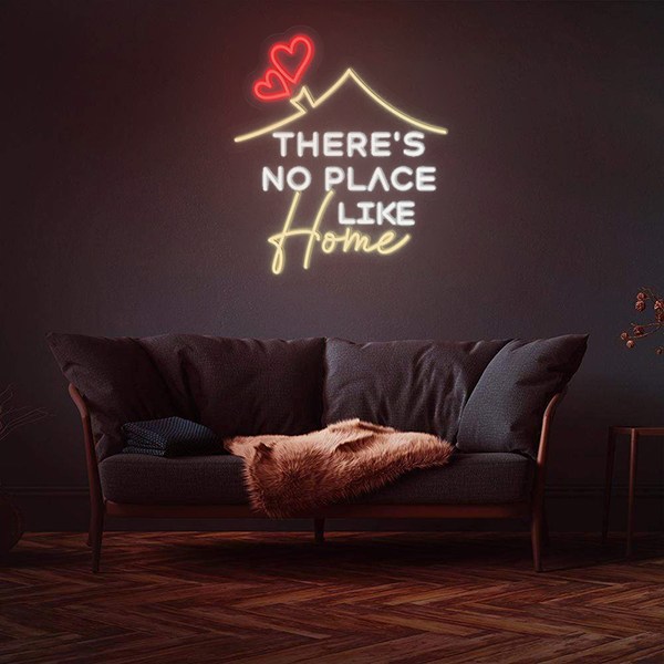 Buy No Place Like Home Neon Sign Wall Hanging Yourprint