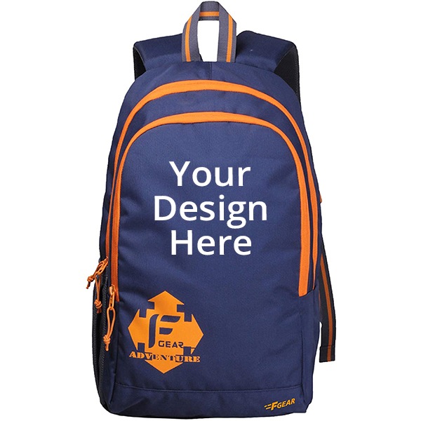 Buy Blue Customized F Gear 22 Litres Casual Laptop Backpack