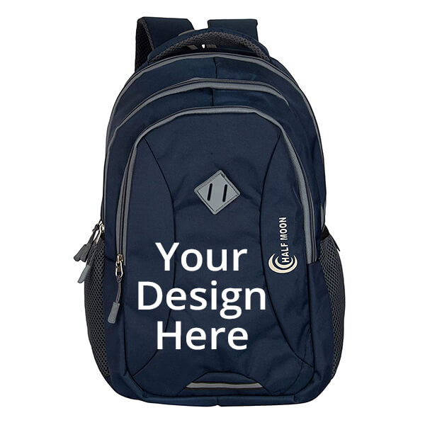 Buy Blue Customized Half Moon 35 L Waterproof Laptop Bag with Rain