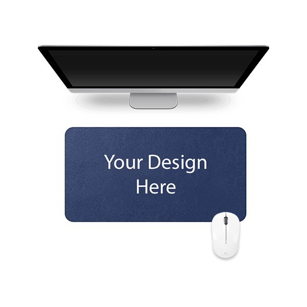 Niviy Desk Mat Pink, Non-Slip PU Leather Desk Pad, Large Desk Protector