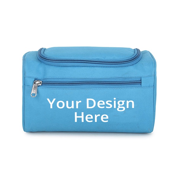 Buy Blue Customized Toiletry Travel Organizer Bag Shaving Kit/Pouch/Bag ...
